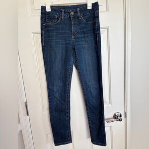 7 For All Mankind Dark Blue Skinny Jeans